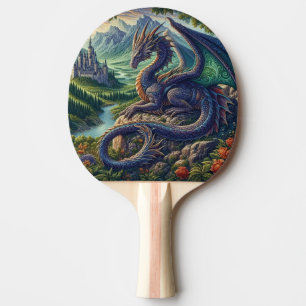 中世カラフルドラゴン城 卓球ラケット