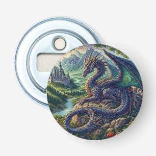 中世カラフルドラゴン城 栓抜き