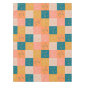 中世カラフル紀の原モダン子モチーフ テーブルクロス (正面)