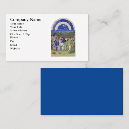 中世カレンダーはトーラス及びジェミニよろしいです 名刺 (正面/裏面)