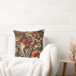 中世ガーデン花柄 クッション