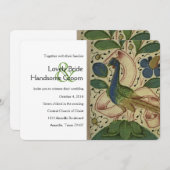 中世キジビンテージ結婚式招待状 招待状 (正面/裏面)