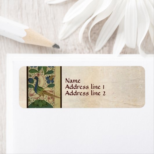 中世キジ住所 シール (インサイチュ)