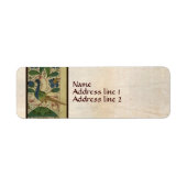 中世キジ住所 シール (正面)