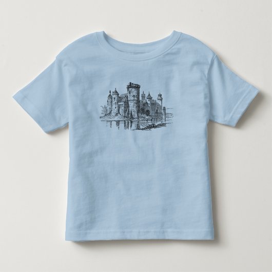 中世キャッスルキッズシャツ トドラーTシャツ (正面)