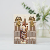 中世キリスト教のクリスマス シーズンカード (スタンド正面)