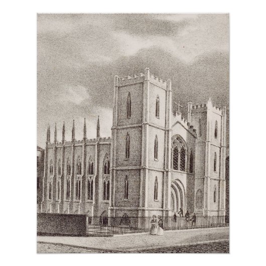 中世キリスト教会 ポスター (正面)