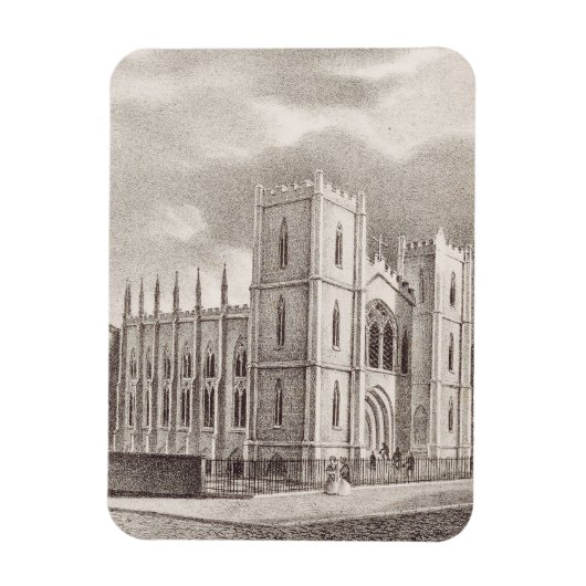 中世キリスト教会 マグネット (縦)