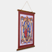 中世キリスト教宗教芸術キリスト教皇陛下 吊り下げ型タペストリー (傾斜あり)