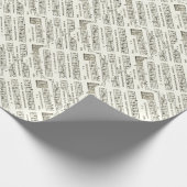 中世クリスマスカロルラッピング紙 ラッピングペーパー (角)