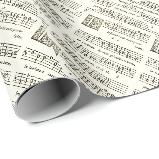 中世クリスマスカロルラッピング紙 ラッピングペーパー (ロールコーナー)