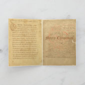 中世クリスマスカード1 シーズンカード (内部)