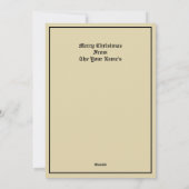 中世クリスマス出生バイウィレム・ブレラント シーズンカード (裏面)