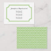 中世クロスパターンの登録カード エンクロージャーカード (正面/裏面)