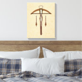 中世クロスボウ(ボルト付) キャンバスプリント (インサイチュ (寝室))