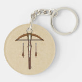 中世クロスボウ（ボルト付） キーホルダー (裏面)