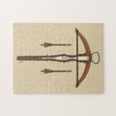 中世クロスボウ（ボルト付） ジグソーパズル (横)