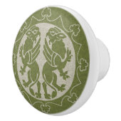 中世グリフィン セラミックノブ (右)