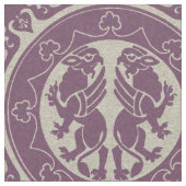 中世グリフィン ファブリック (クローズアップ)