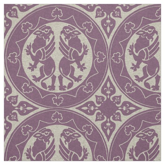 中世グリフィン ファブリック (見本)