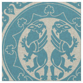 中世グリフィン ファブリック (クローズアップ)