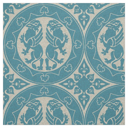 中世グリフィン ファブリック (見本)