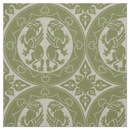 中世グリフィン ファブリック