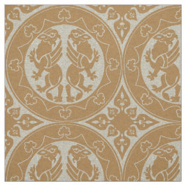 中世グリフィン ファブリック