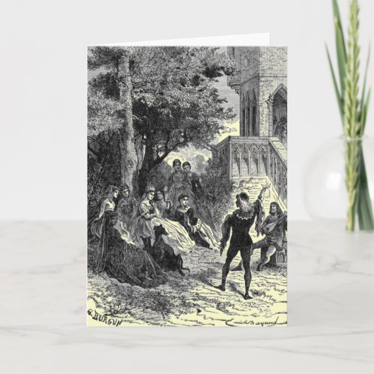 中世グリーティングカード カード (正面)