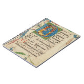 中世グレゴリオ聖書写本シート音楽 ノートブック (左側)