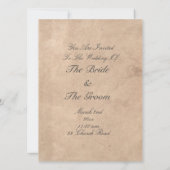 中世ケルトデザインの招待状 招待状 (裏面)