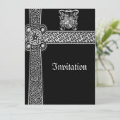 中世ケルトデザインの招待状 招待状 (スタンド正面)