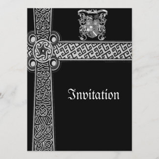 中世ケルトデザインの招待状 招待状