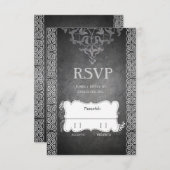 中世ケルト語RSVP 出欠カード (正面/裏面)