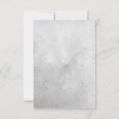 中世コンクリート&金ゴールドRSVP 出欠カード (裏面)