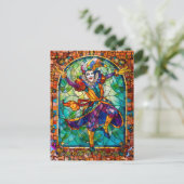 中世コートジェスターピエロ ポストカード (スタンド正面)