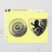中世シールズハガキ ポストカード (正面/裏面)