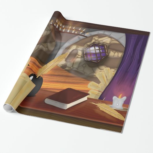 中世スクライブ勉強 ラッピングペーパー (アンロールド)