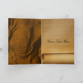 中世スクロールヴィンテージサンキューカード サンキューカード (内部)