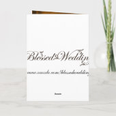 中世スクロールヴィンテージサンキューカード サンキューカード (裏面)