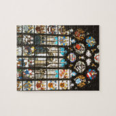 中世ステンドグラス窓、オランダ ジグソーパズル (横)
