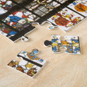 中世ステンドグラス窓、オランダ ジグソーパズル (側面)