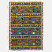 中世スペインのパターンブランケットII スローブランケット (正面縦)