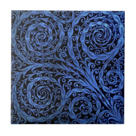 中世タペストリーのタイルかTrivet タイル