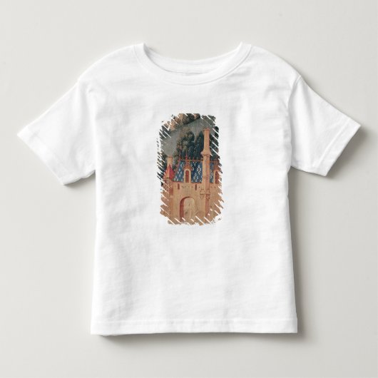 中世タペストリーの片 トドラーTシャツ (正面)