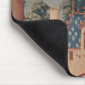 中世タペストリーの片 マウスパッド (コーナー)