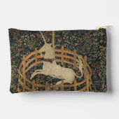 中世タペストリーの監獄の一角獣 アクセサリーポーチ (裏面)