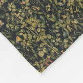 中世タペストリーの監獄の一角獣 フリースブランケット (角)