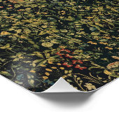 中世タペストリーの監獄の一角獣 ポスター (コーナー)