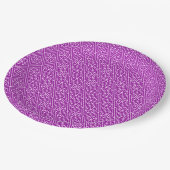 中世ダマスクダイヤモンド、アメジスト紫 ペーパープレート (アングル)